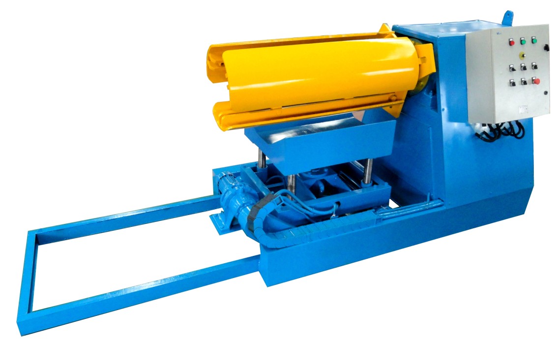 6 tons Hydraulic Decoiler with Coil Car 2